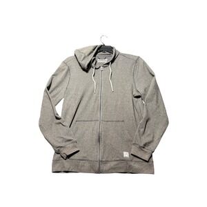 Avalanche Full Zip Hoodie Mens Medium Gray Excellent CAM846 Ribbed Activewear